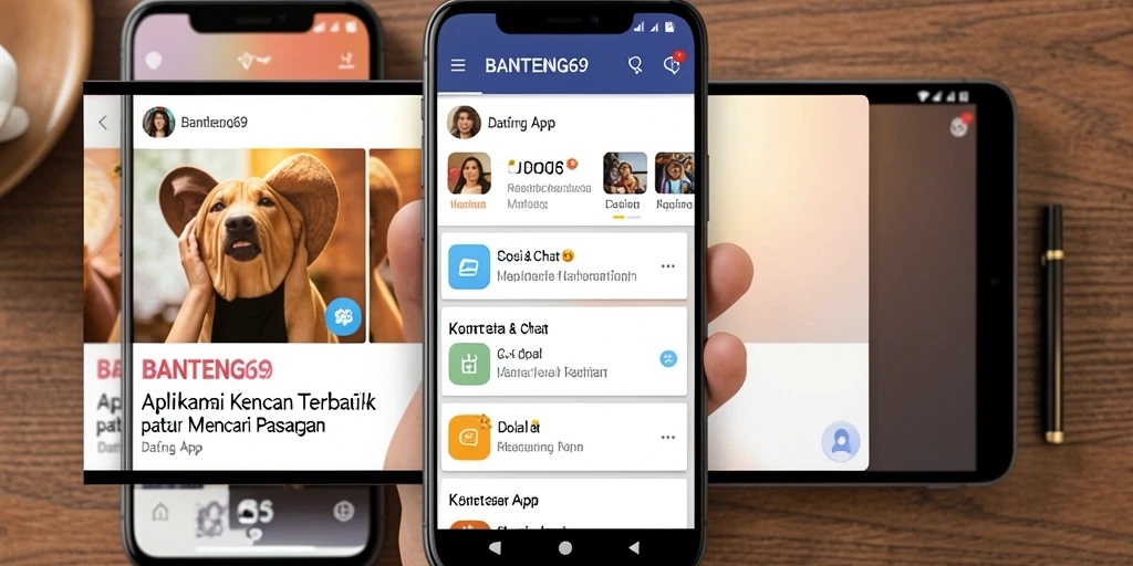 Tangkapan layar antarmuka aplikasi BANTENG69 dengan fitur chat yang menarik.