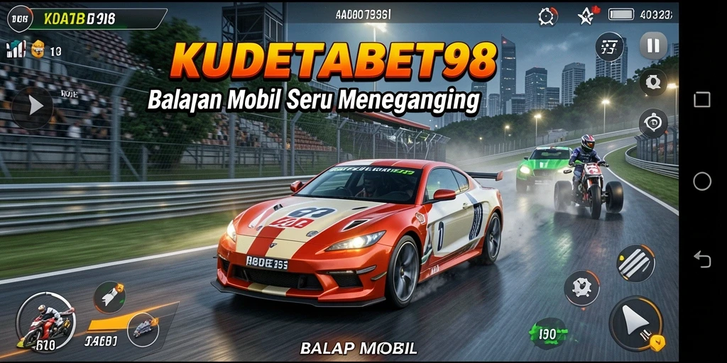 Tampilan antarmuka balapan KUDETABET98 yang seru dan penuh aksi.