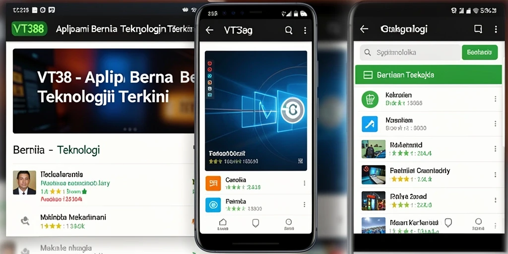 Tampilan antarmuka VT38 yang modern dan fungsional.