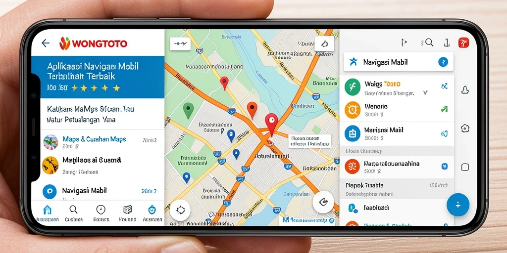 Tampilan antarmuka aplikasi WONGTOTO yang modern dan informatif.
